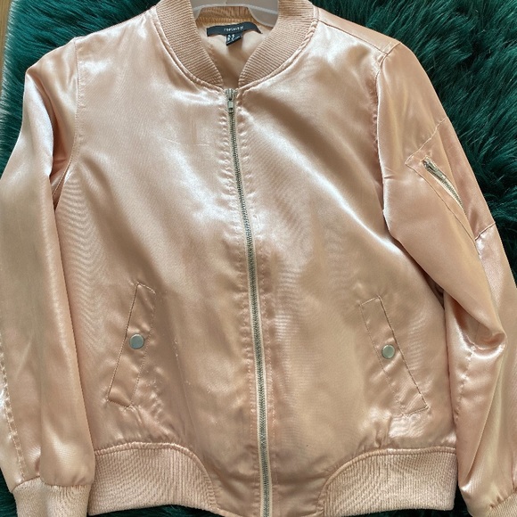 Rose gold bomber jacket - Picture 1 of 4